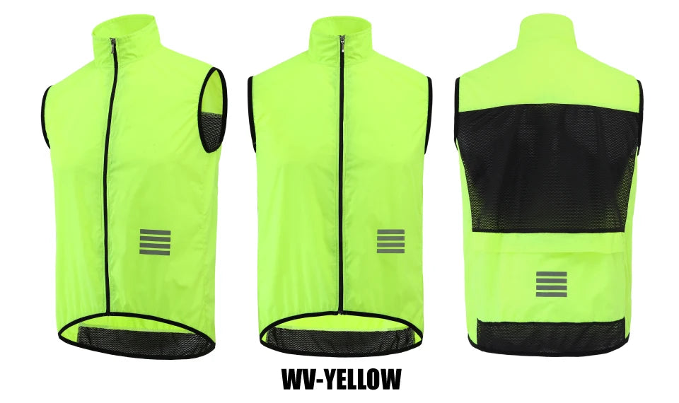 KEMALOCE Men’s Lightweight Cycling Wind Vest