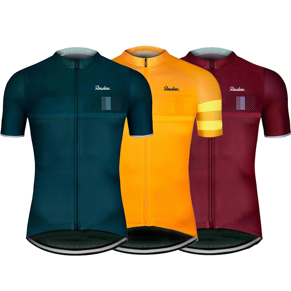 Raudax Men’s Black Cycling Jersey