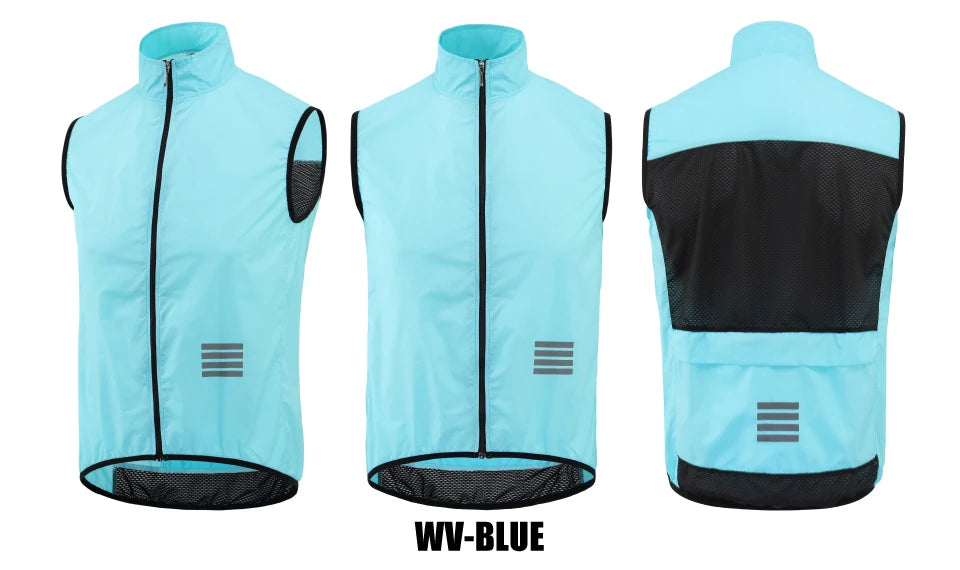 KEMALOCE Men’s Lightweight Cycling Wind Vest