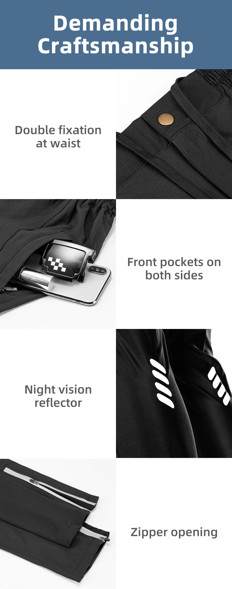 ROCKBROS Light Comfortable Cycling Pants