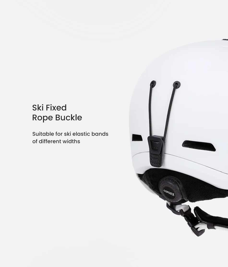 COPOZZ Half-Covered Ski & Snowboard Helmet
