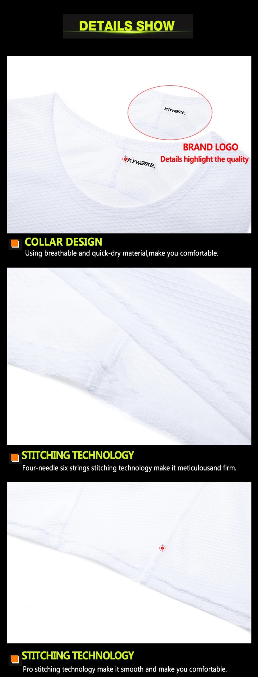 YKYWBIKE Men's Cycling Base Layer Vest
