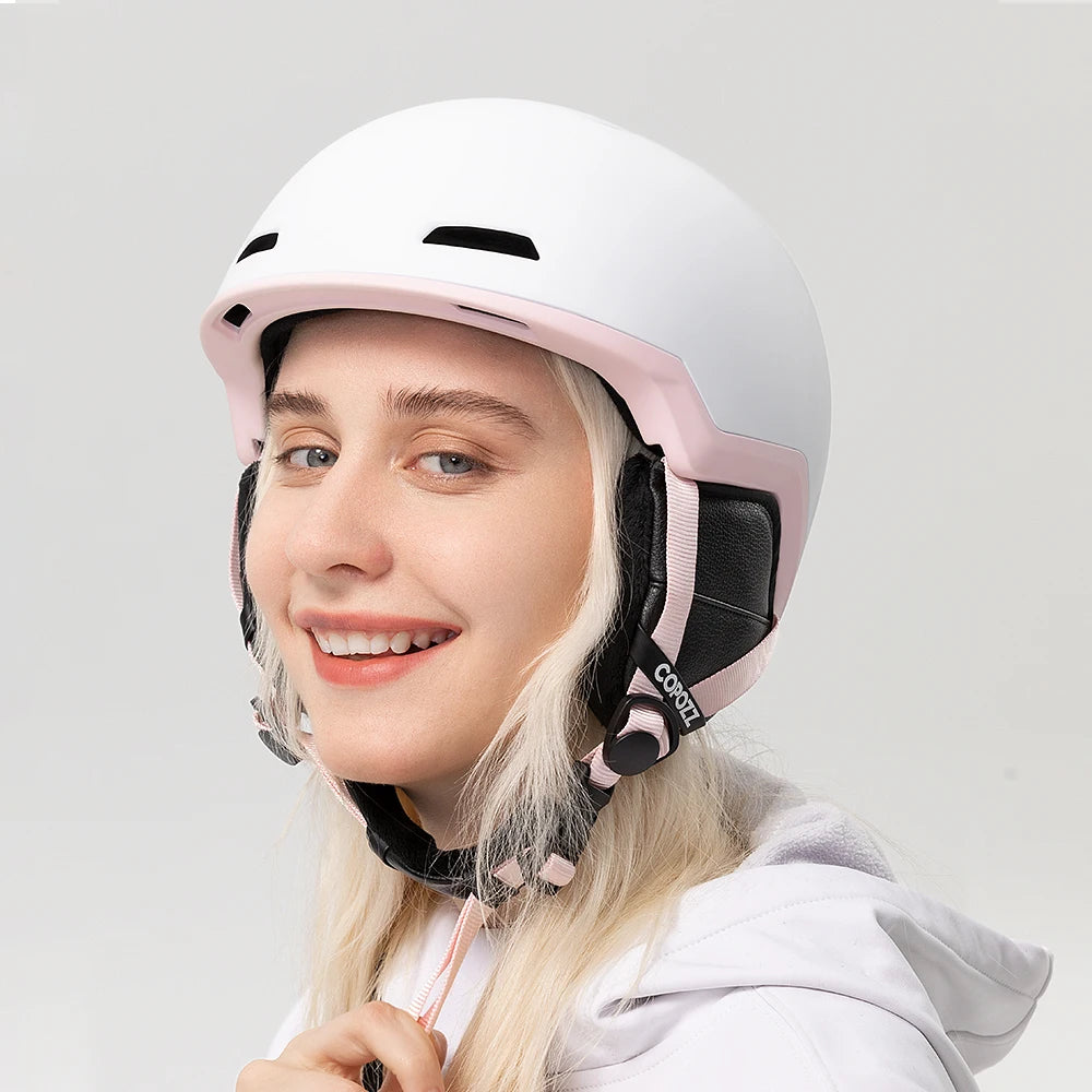 COPOZZ Half-Covered Ski & Snowboard Helmet