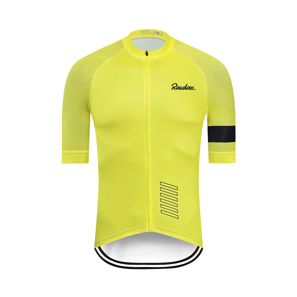 Raudax Men’s Black Cycling Jersey