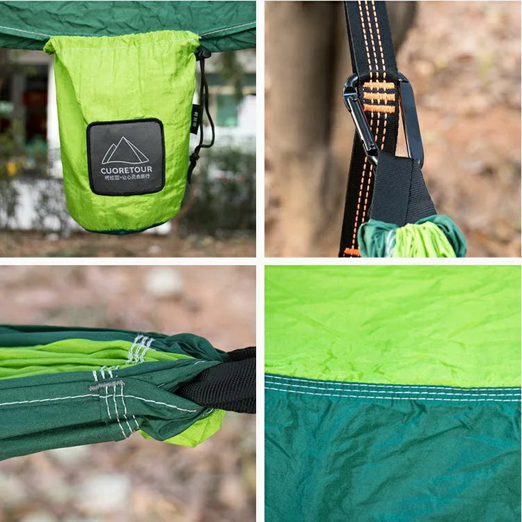 Portable Nylon Camping Hammock –