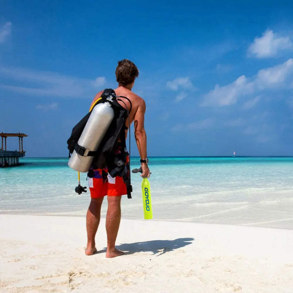 Mini Scuba Diving Tank 0.5L with Inflator