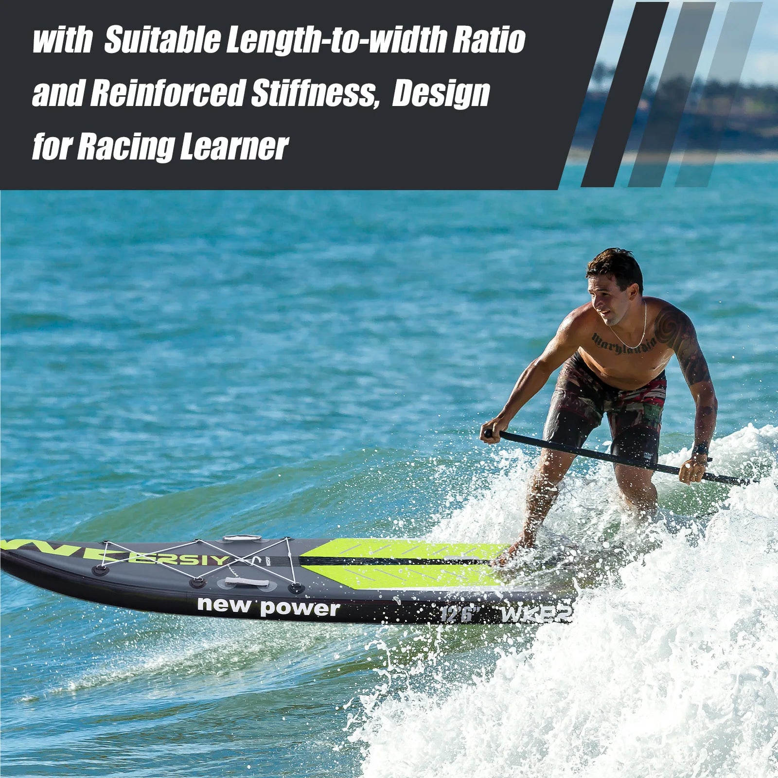 12ft Inflatable SUP Surfboard