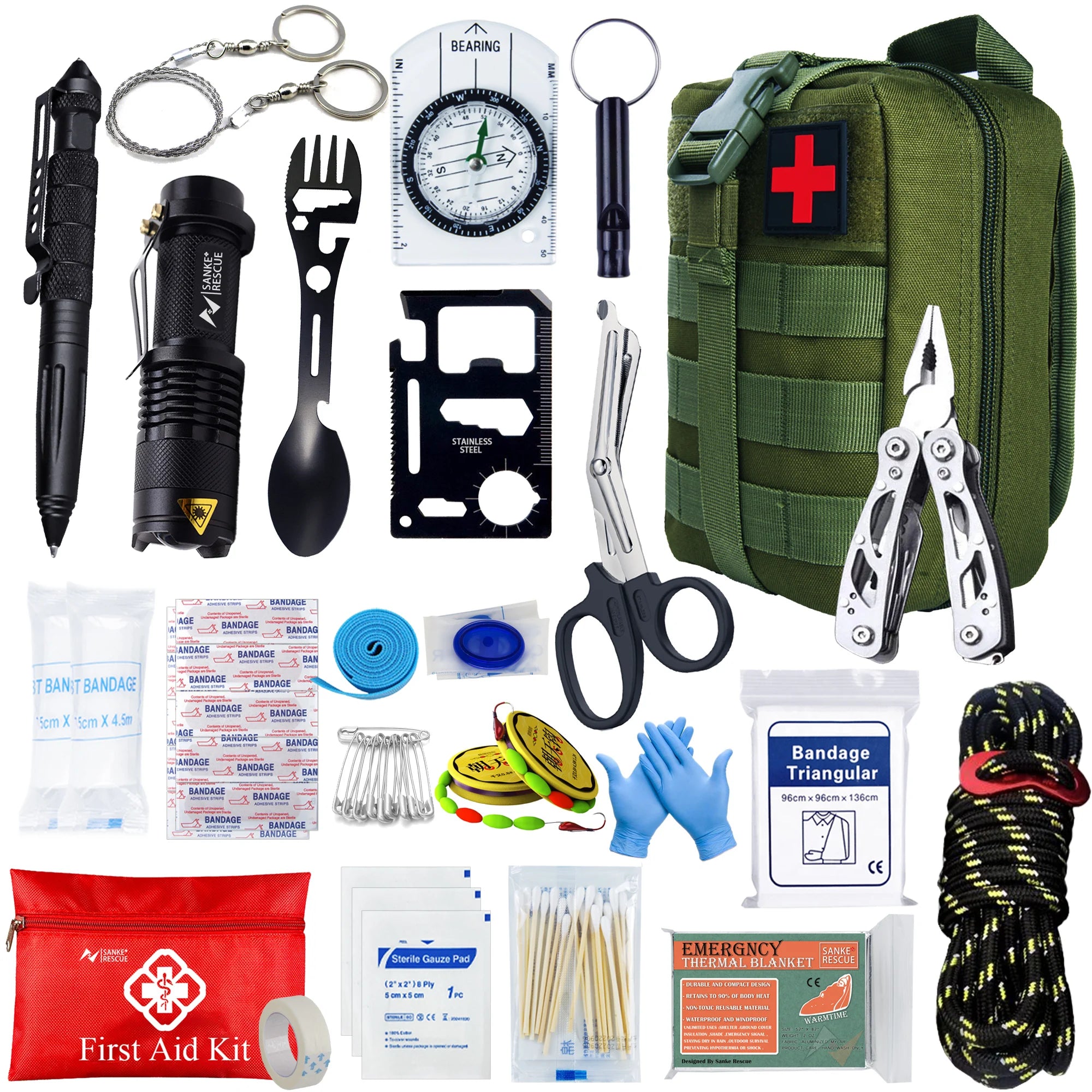 Survival First Aid Kit – Outdoor Emergency IFAK Gear
