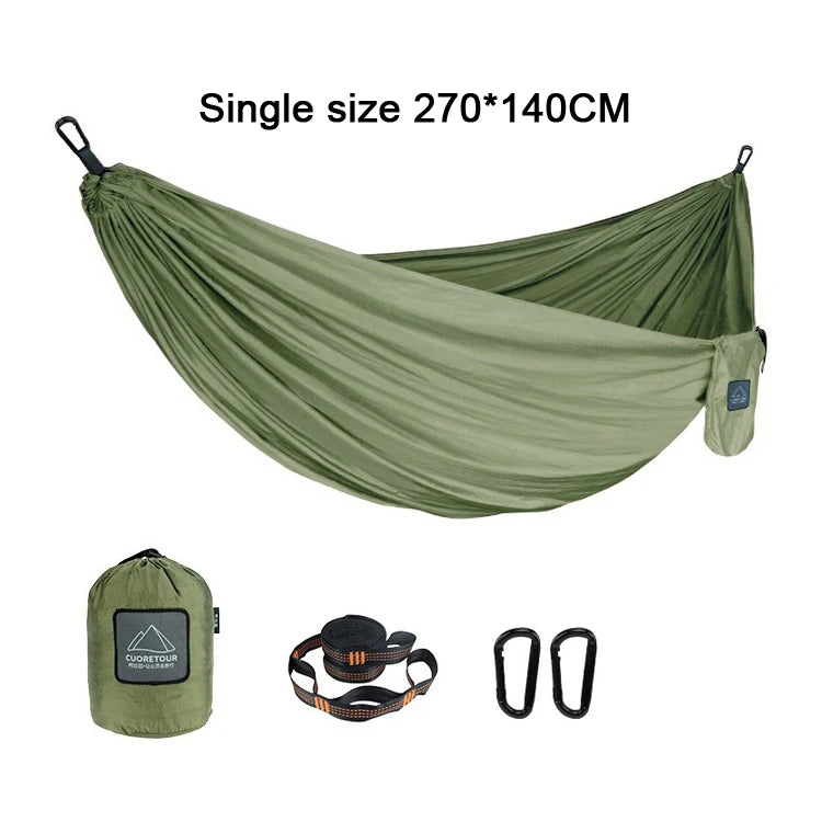 Portable Nylon Camping Hammock –