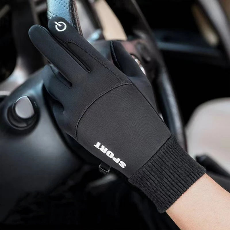 Winter Full-Finger Sports Gloves – Waterproof & Touchscreen