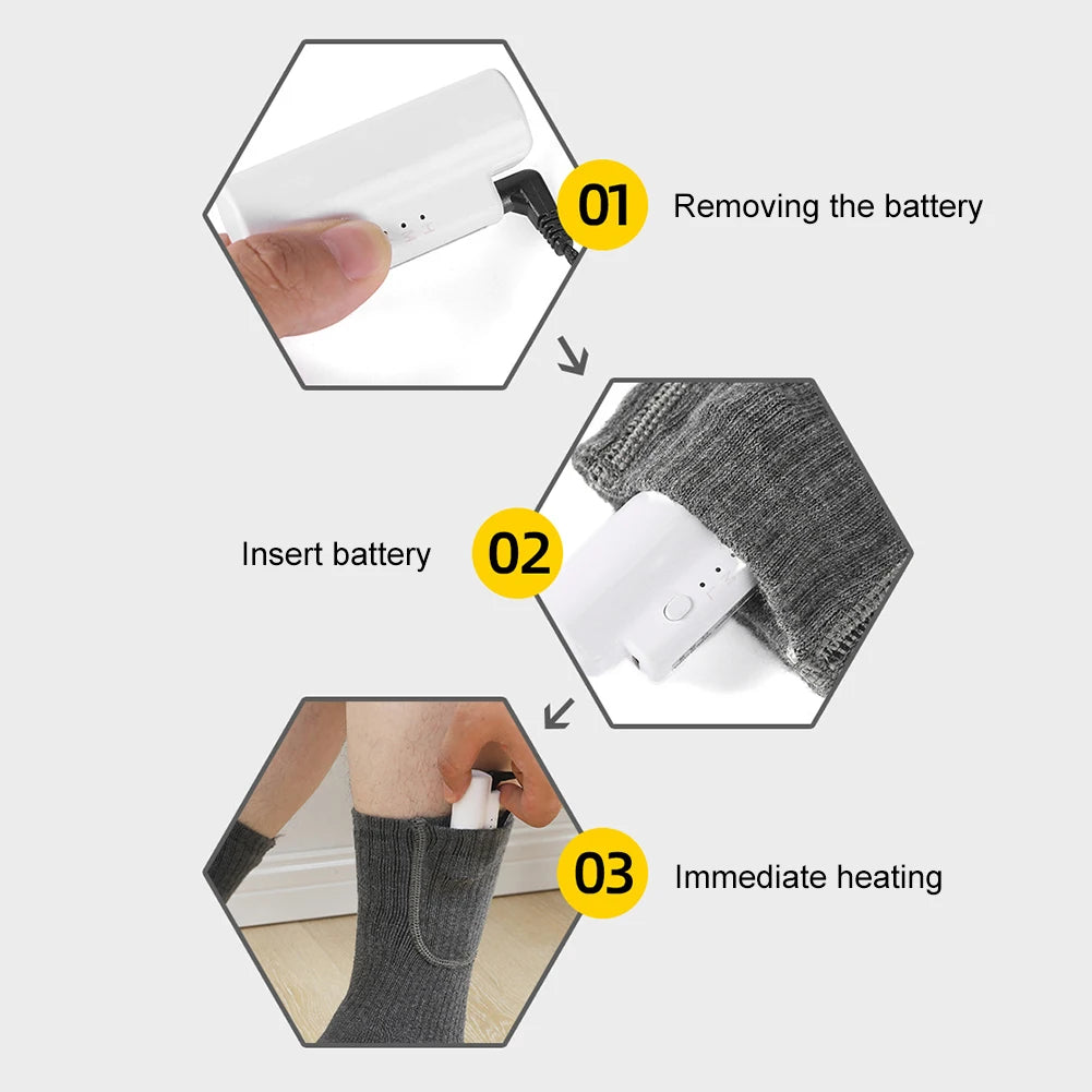 Unisex Rechargeable Heated Socks