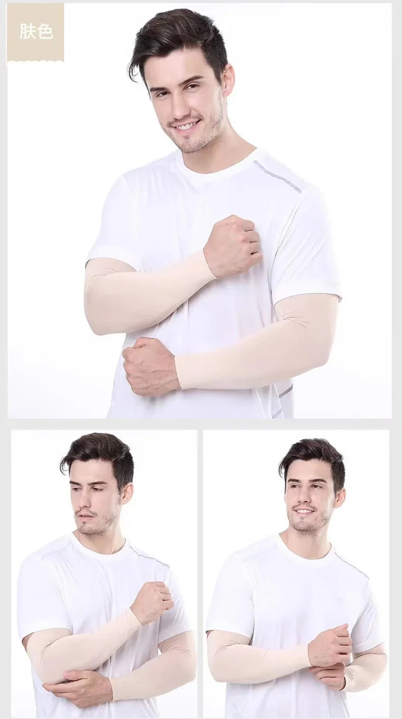 2Pcs UV Protection Cooling Arm Sleeves