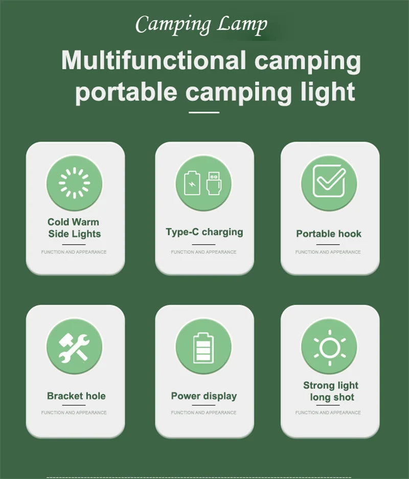 WEST BIKING USB Rechargeable Camping Lantern
