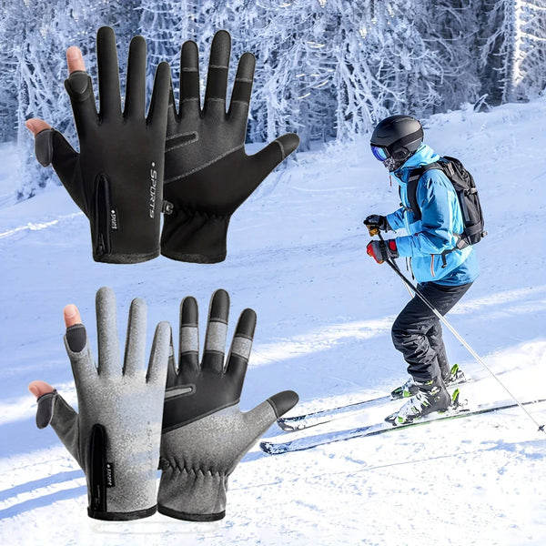 WRELS Winter Thermal Touchscreen Cycling Gloves