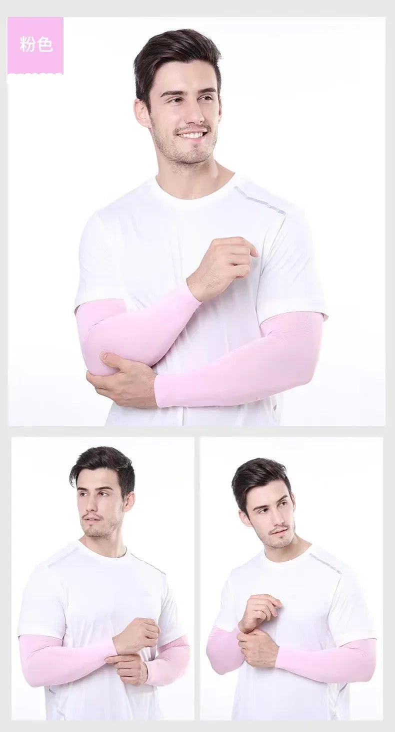 2Pcs UV Protection Cooling Arm Sleeves