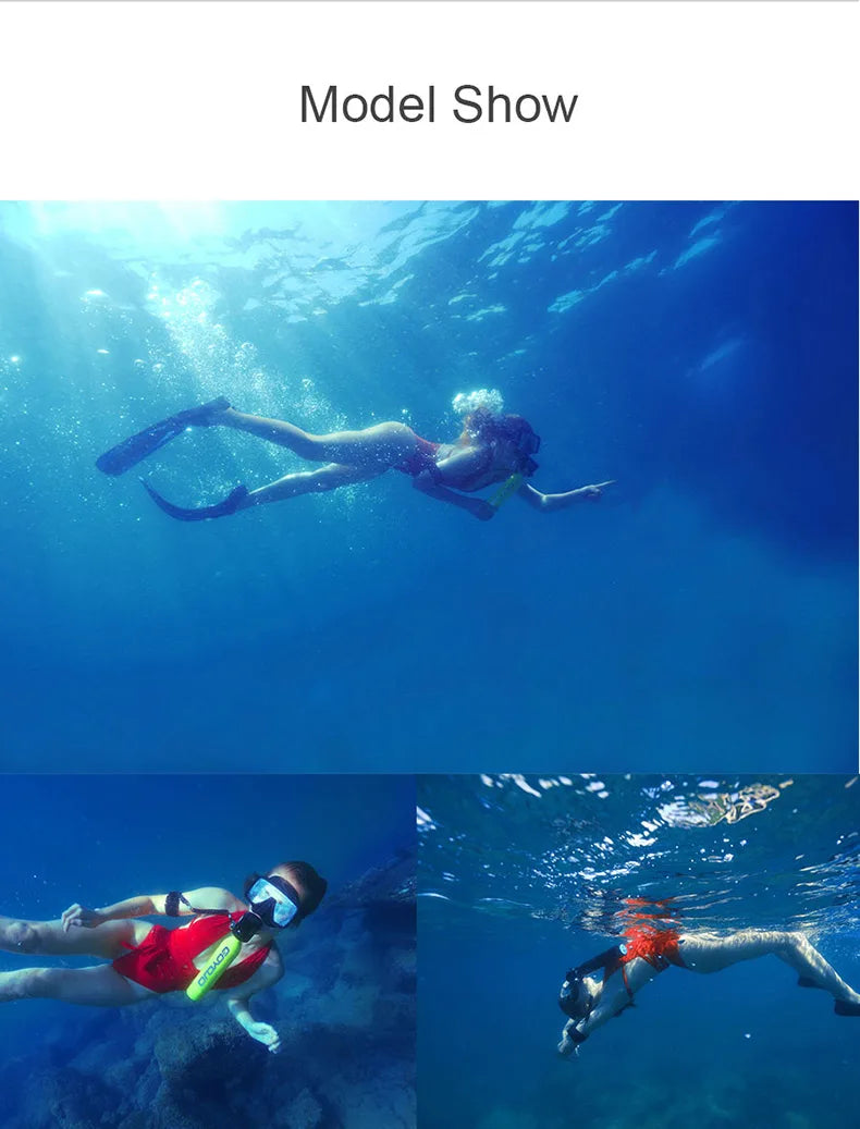 Mini Scuba Diving Tank 0.5L with Inflator