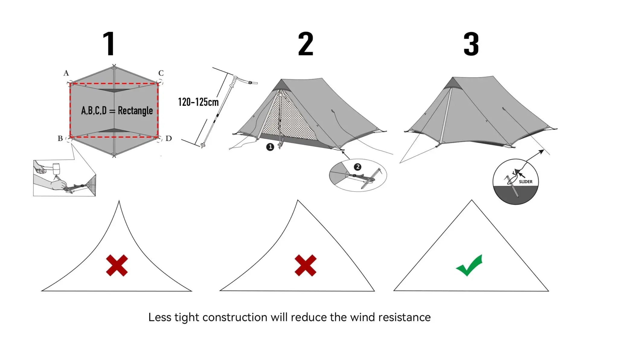 FLAME'S CREED LanShan 2 Ultralight 2-Person Tent