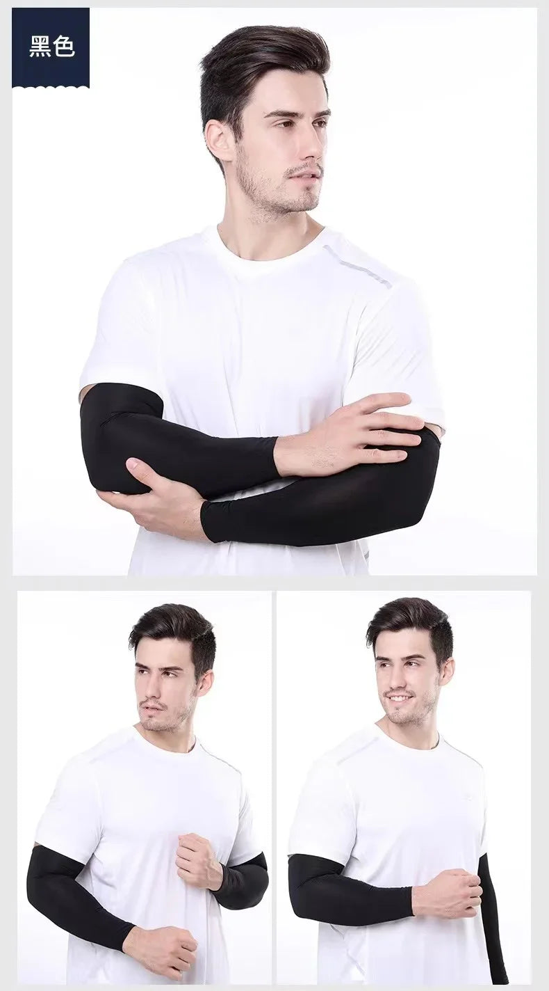 2Pcs UV Protection Cooling Arm Sleeves