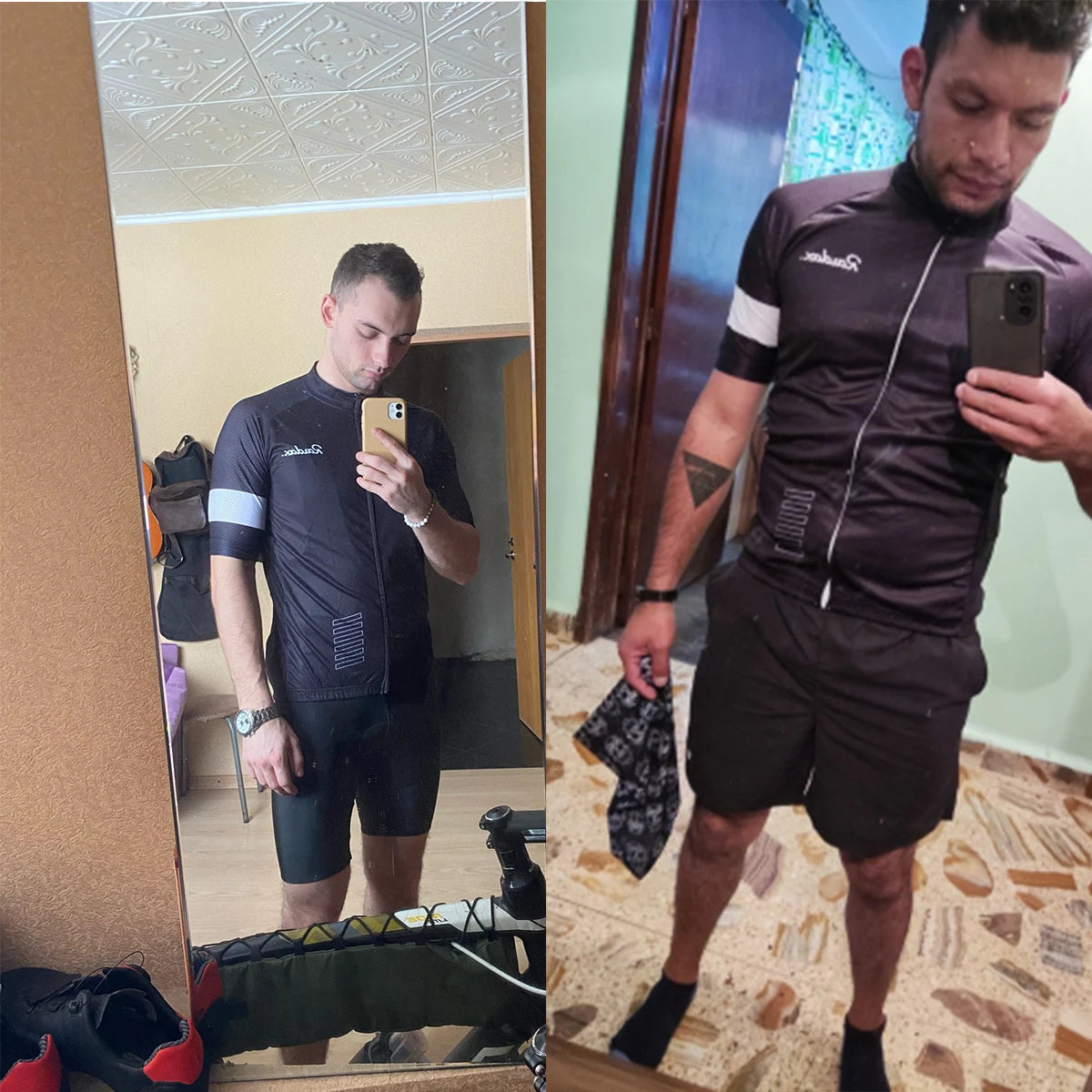 Raudax Men’s Black Cycling Jersey