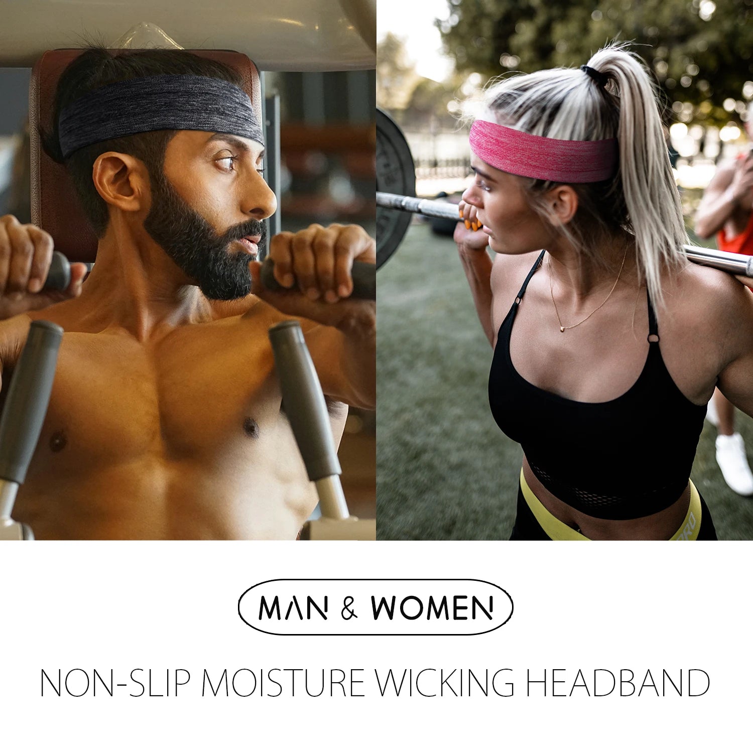 Moisture-Wicking Sports Headband