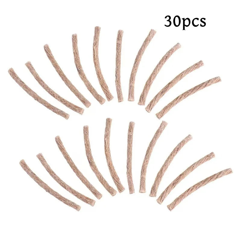 Outdoor Survival Wick Fire Starter – 10/20/30Pcs Hemp Cord
