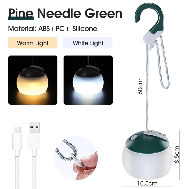 WEST BIKING USB Rechargeable Camping Lantern