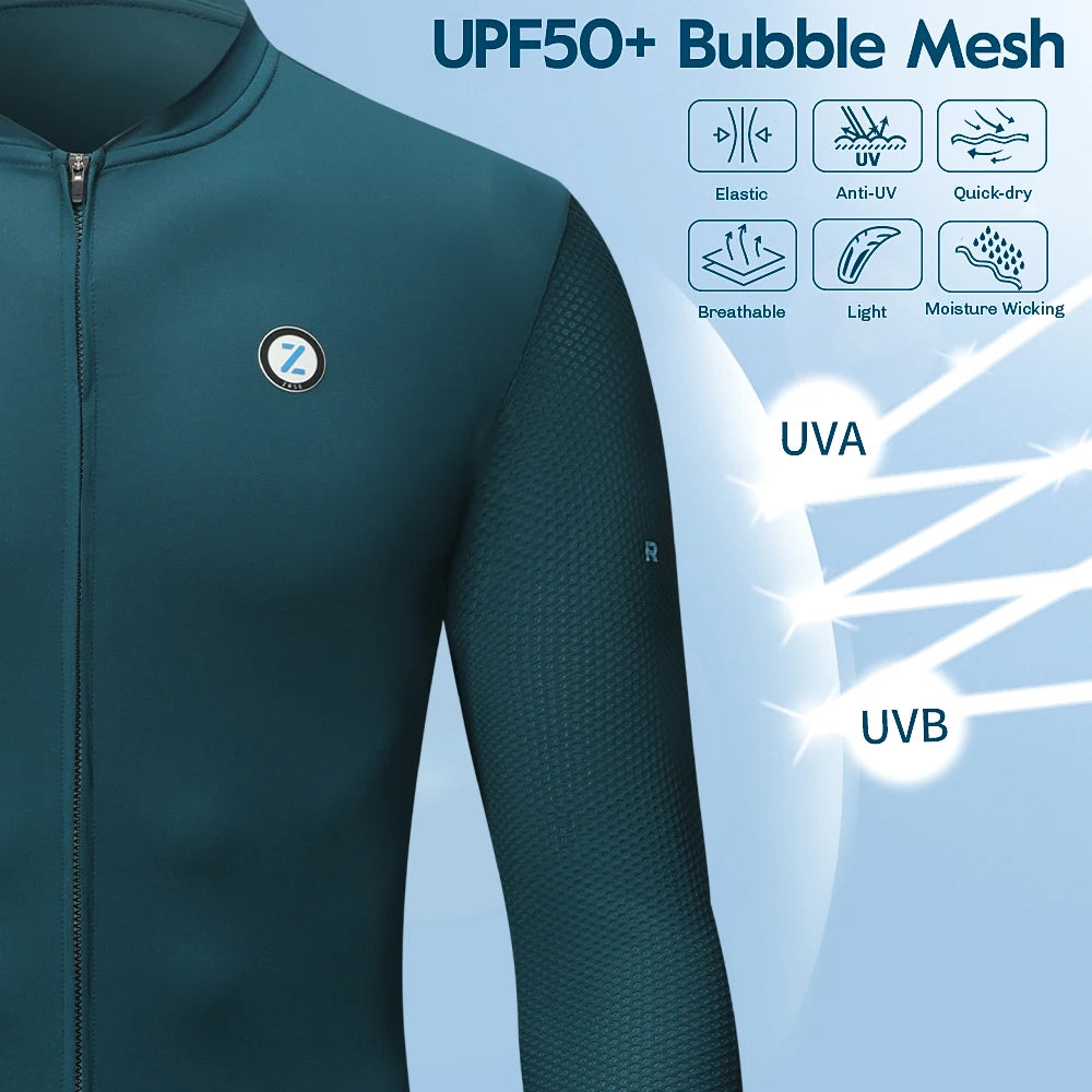 ZRSE Men's Long Sleeve Cycling Jersey