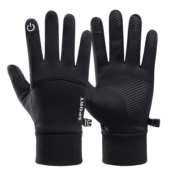 Winter Full-Finger Sports Gloves – Waterproof & Touchscreen