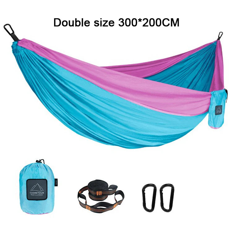 Portable Nylon Camping Hammock –