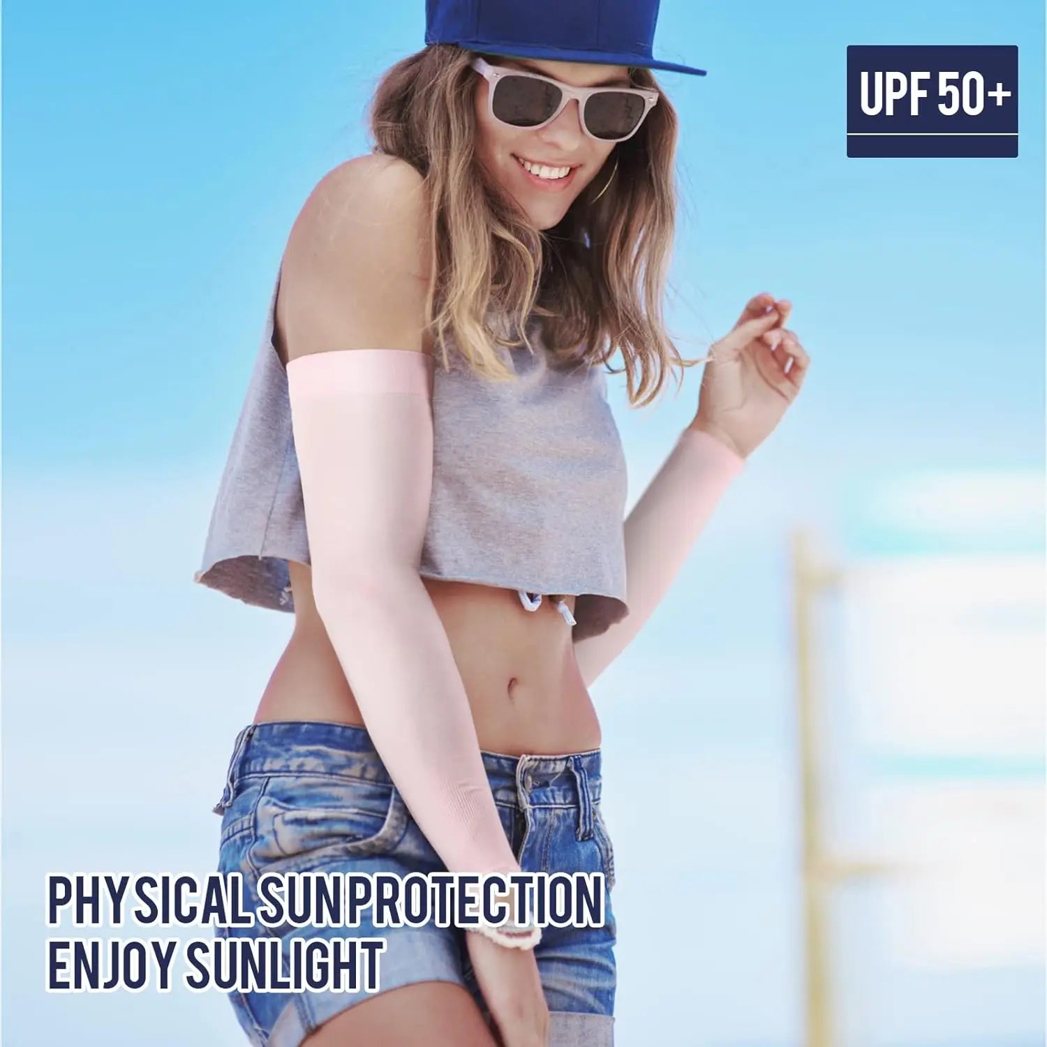 2Pcs UV Protection Cooling Arm Sleeves