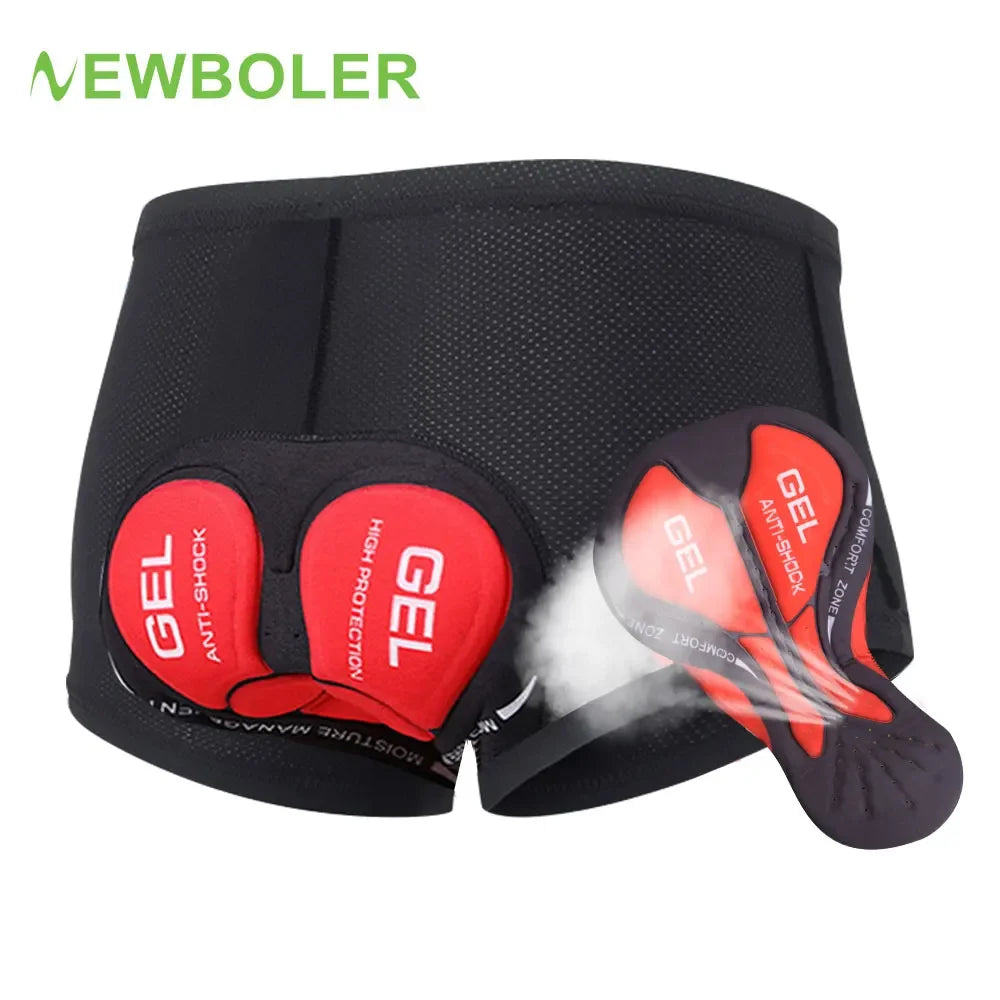 NEWBOLER Men’s Cycling Underwear Shorts