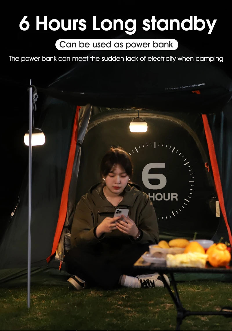 WEST BIKING USB Rechargeable Camping Lantern