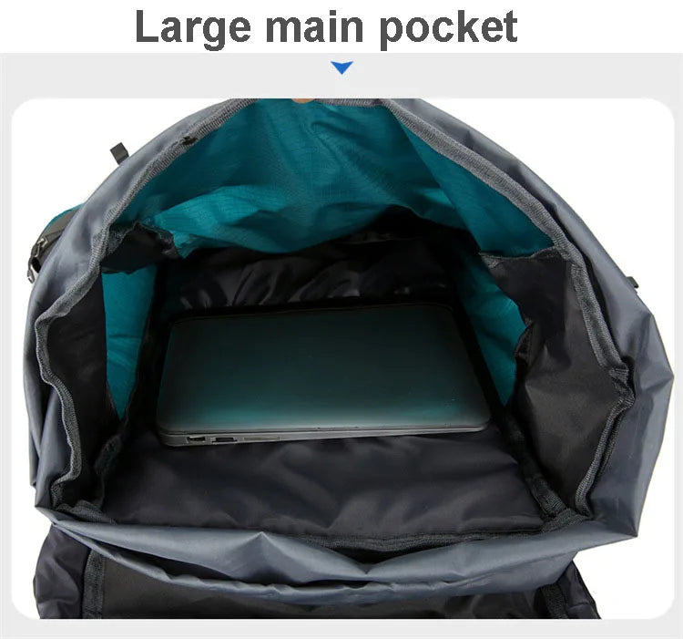 70L Outdoor Hiking Backpack with Rain Cover