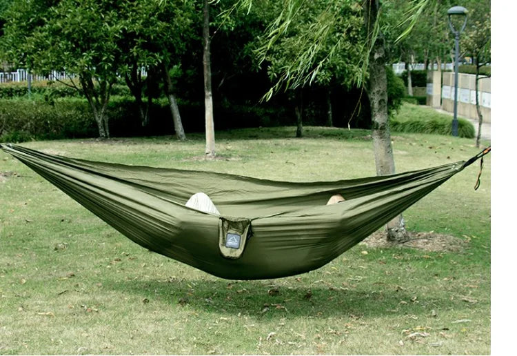 Portable Nylon Camping Hammock –