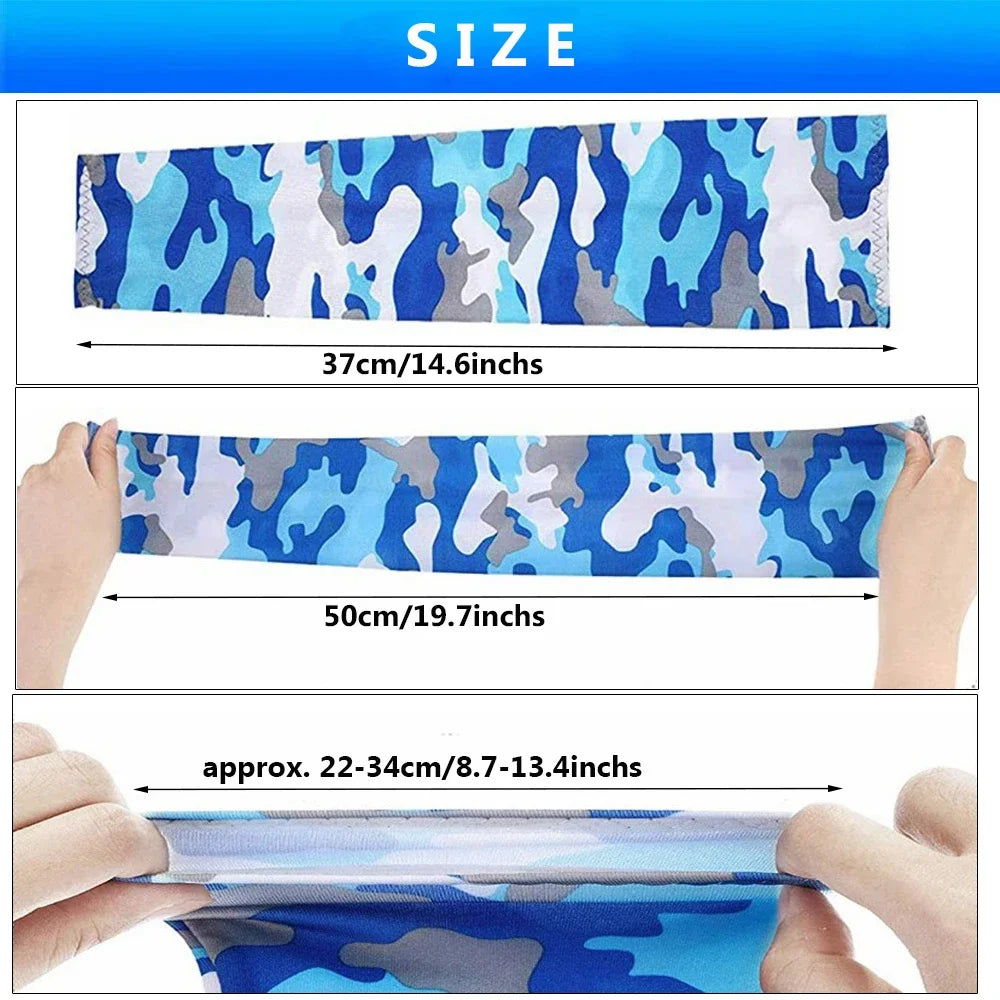 2Pcs UV Protection Cooling Arm Sleeves