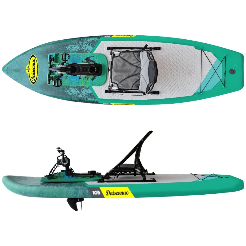 Daiseanuo Inflatable Stand Up Paddleboard with Pedal Chair