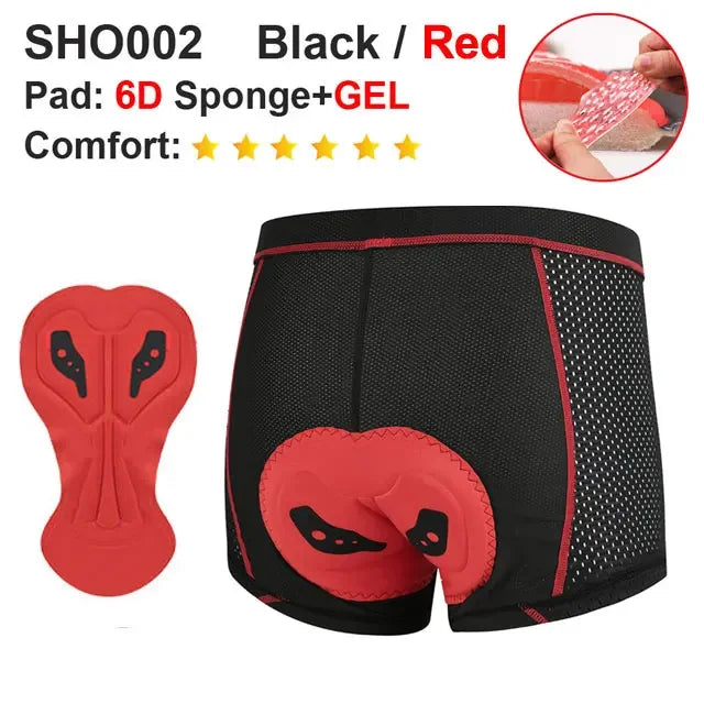 NEWBOLER Men’s Cycling Underwear Shorts