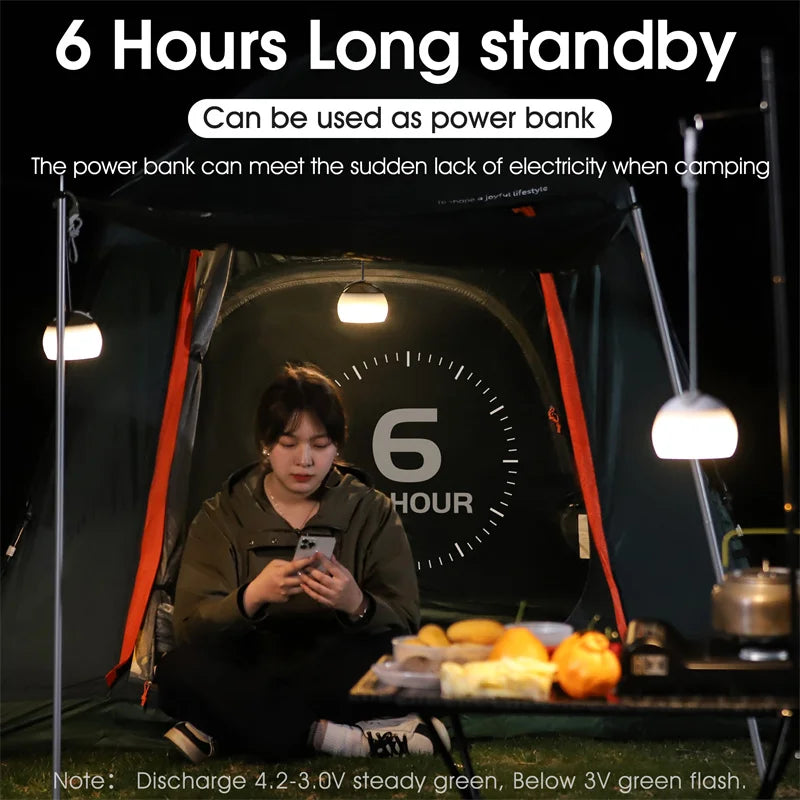WEST BIKING USB Rechargeable Camping Lantern