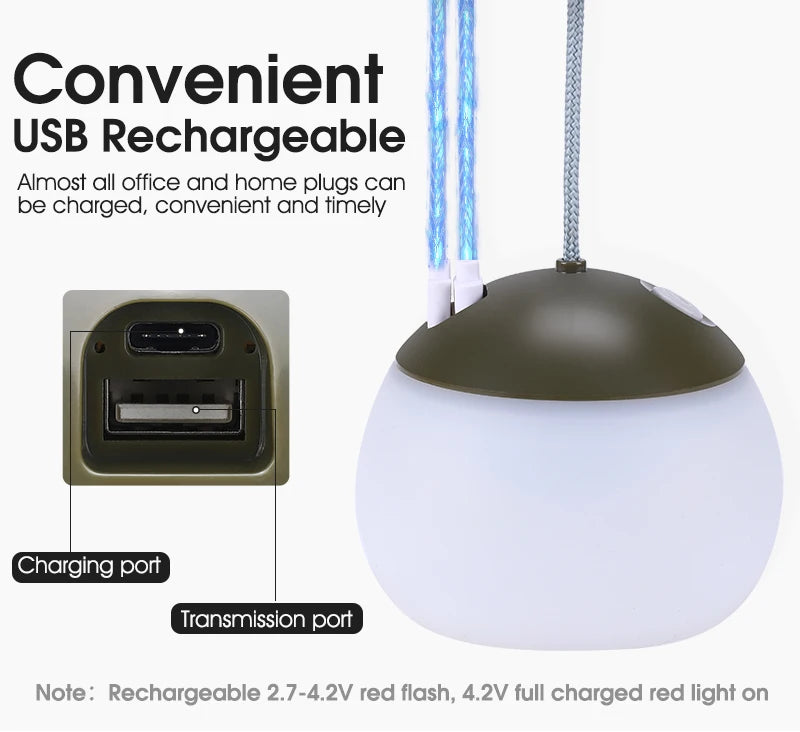 WEST BIKING USB Rechargeable Camping Lantern