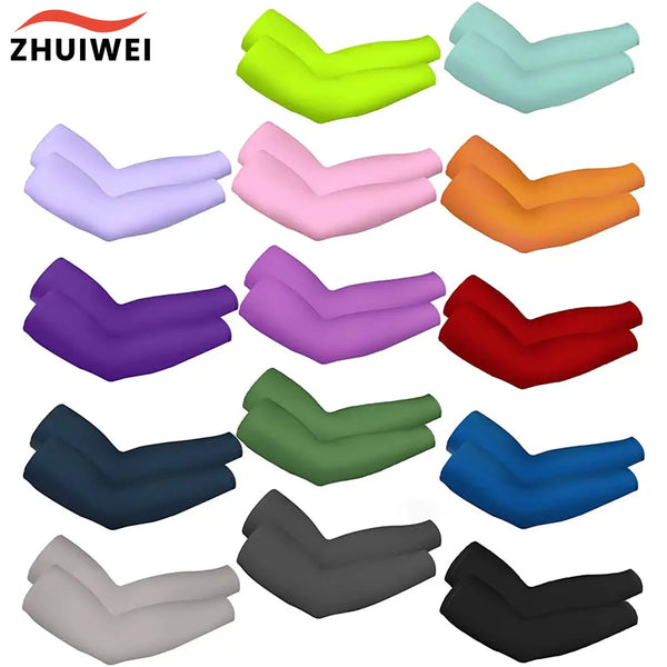 2Pcs UV Protection Cooling Arm Sleeves