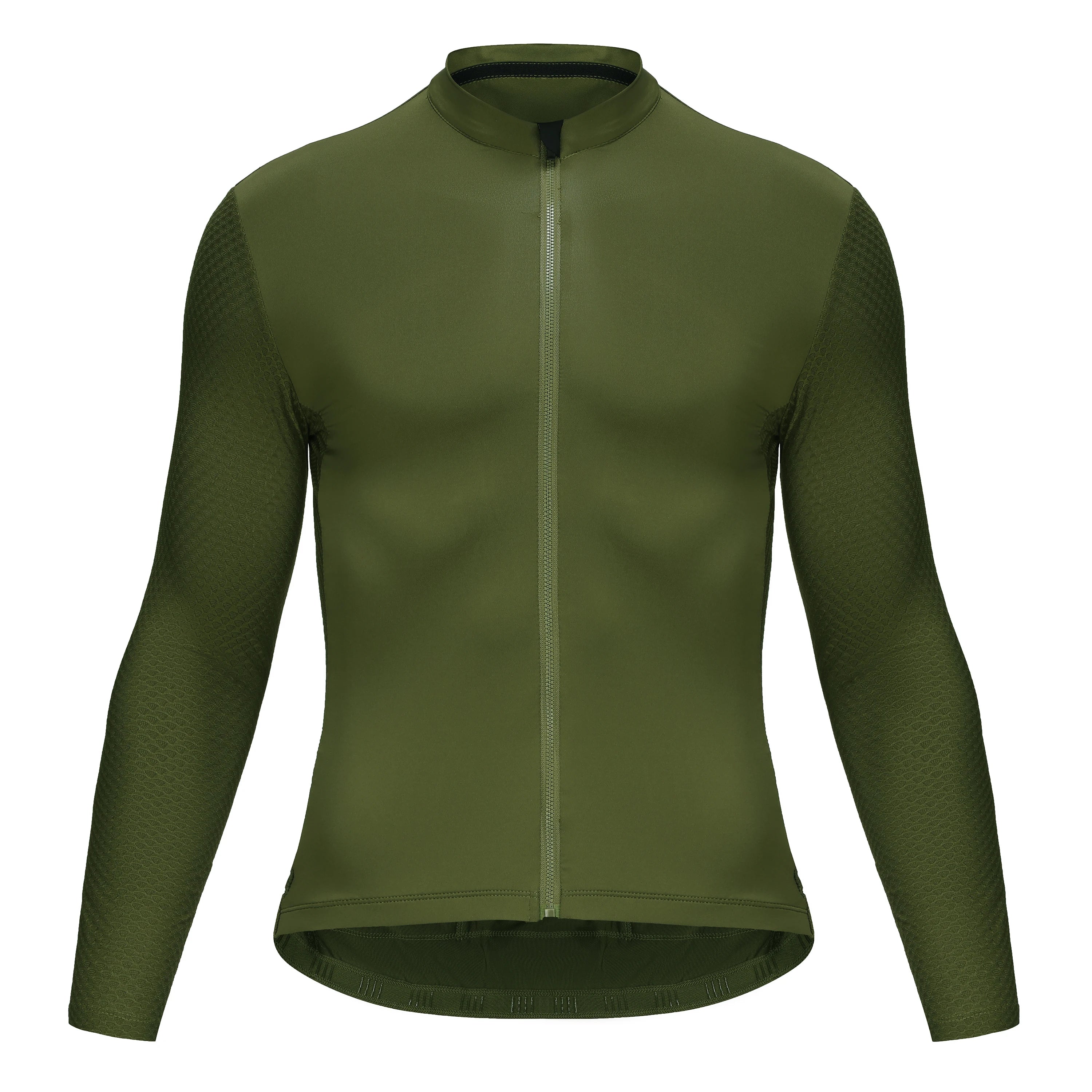 Rsantce 2024 Men’s Long Sleeve Cycling Jersey – Breathable Quick-Dry MTB Bike Shirt