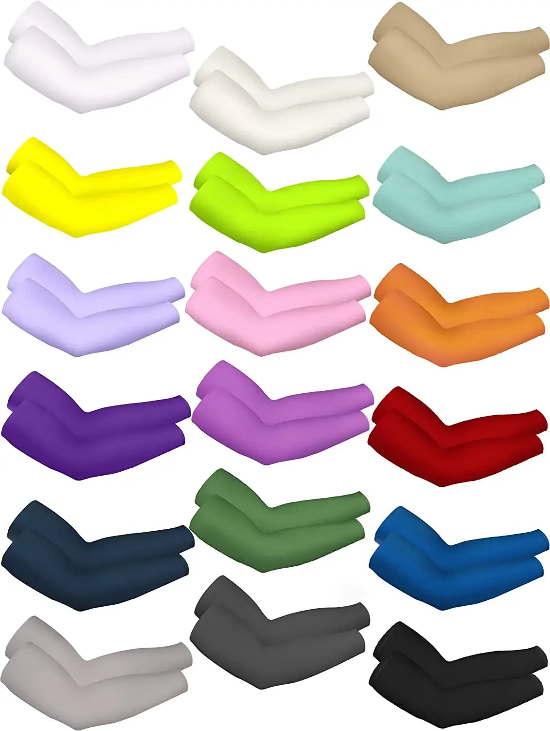 2Pcs UV Protection Cooling Arm Sleeves