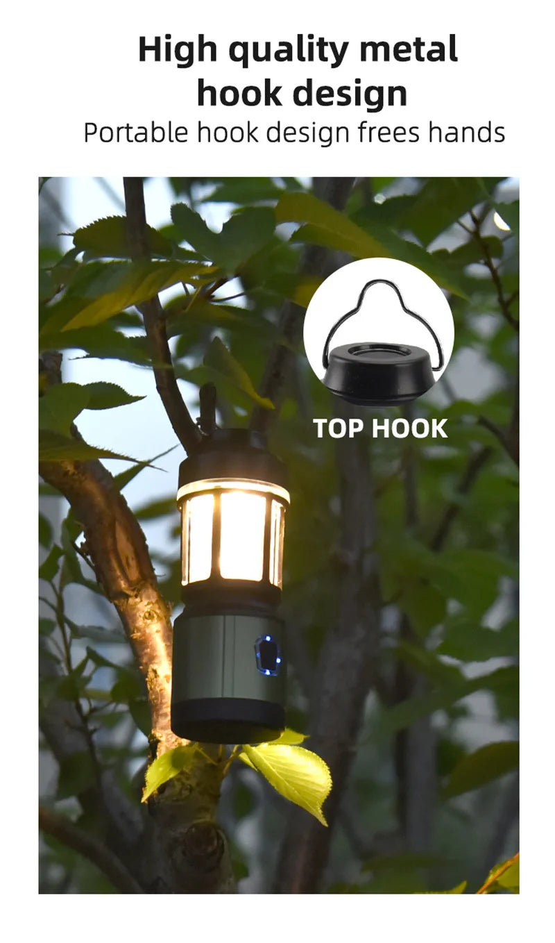 WEST BIKING USB Rechargeable Camping Lantern
