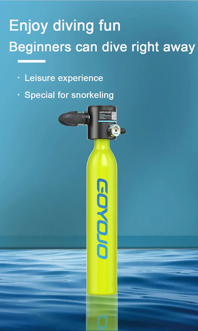 Mini Scuba Diving Tank 0.5L with Inflator