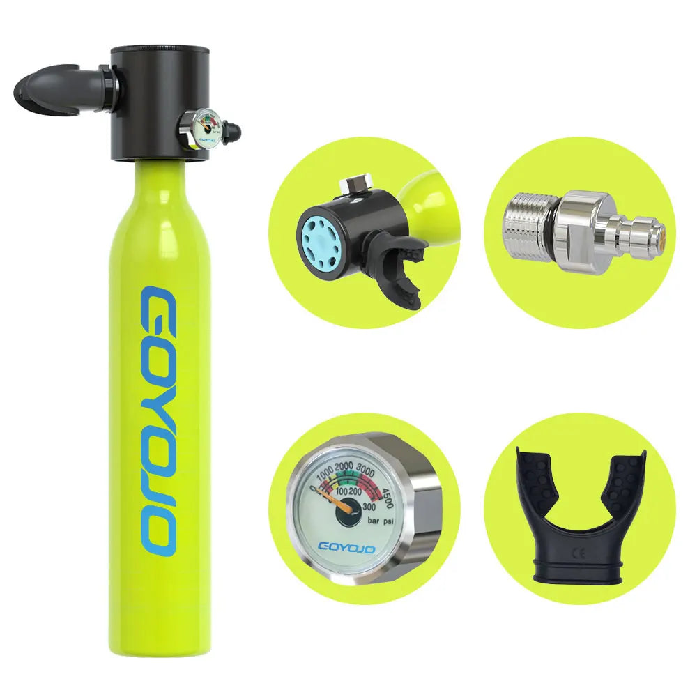 Mini Scuba Diving Tank 0.5L with Inflator