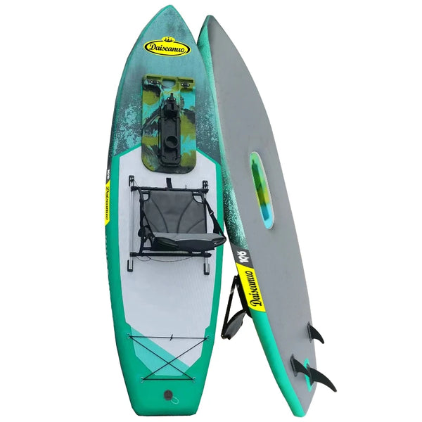 Daiseanuo Inflatable Stand Up Paddleboard with Pedal Chair