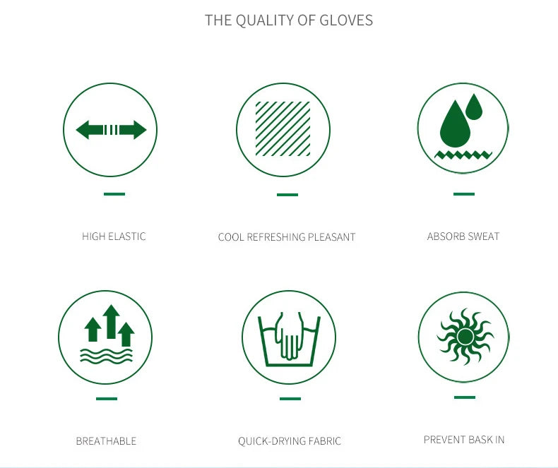 Unisex Fingerless Summer Gloves