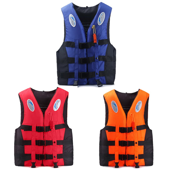 Adjustable Outdoor Life Jacket for Adults & Kids