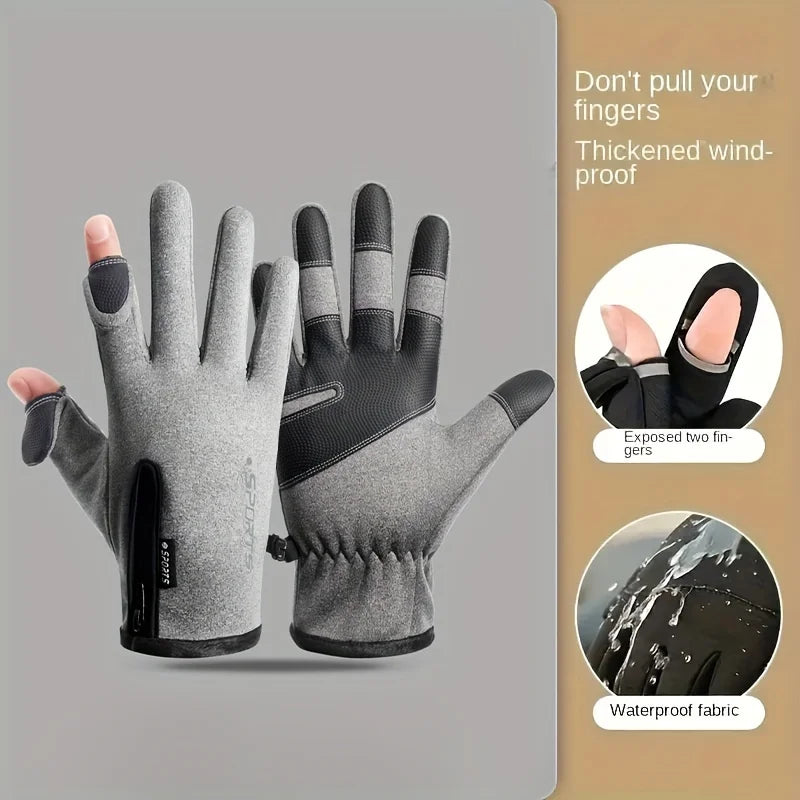 WRELS Winter Thermal Touchscreen Cycling Gloves