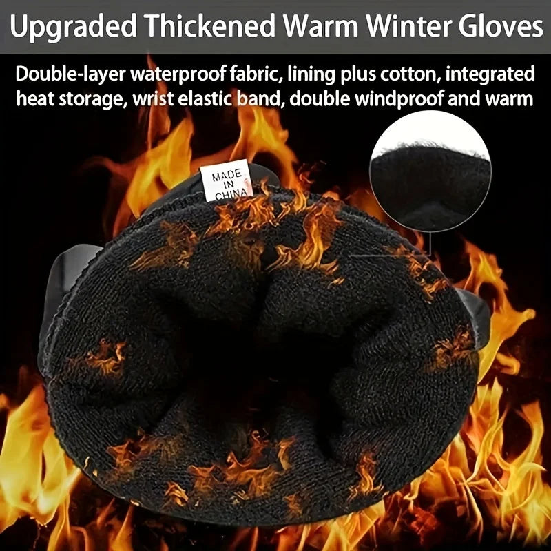 WRELS Winter Thermal Touchscreen Cycling Gloves